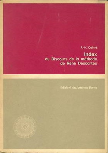 9788822209696-Index du discours de la méthode de René Descartes.