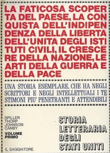 Storia letteraria degli Stati Uniti.