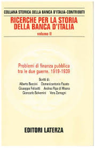 9788842042655-Ricerche per la storia della Banca d'Italia. Vol.II: Problemi di finanza pubblic