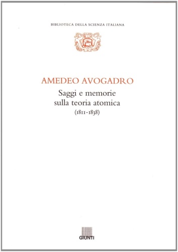 9788809207592-Saggi e memorie sulla teoria atomica 1811-1838.