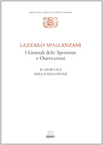 9788809203945-I Giornali delle Sperienze e Osservazioni. Il giornale della digestione.