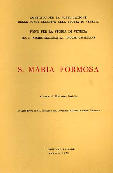 S.Maria Formosa. 1060-1195.