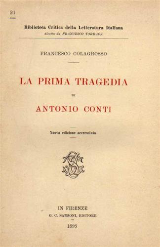 La Prima Tragedia di Antonio Conti.