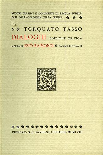 Dialoghi. Volume II Tomo II.