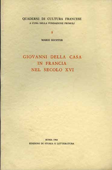 9788884987655-Giovanni della Casa in Francia nel secolo XVI.