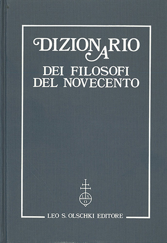 9788822233196-Dizionario dei filosofi del Novecento.