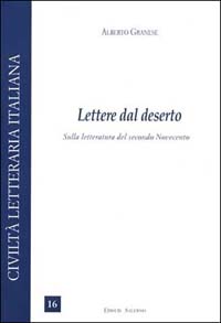 9788887907094-Lettere dal deserto. Sulla letteratura del secondo novecento.