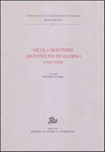 9788863720211-Nicola Monterisi arcivescovo di Salerno (1929-1944).