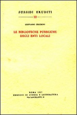 9788884989277-Le Biblioteche pubbliche degli enti  locali.