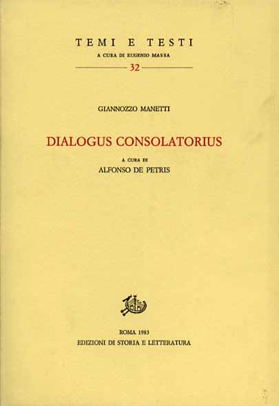 9788884989789-Dialogus consolatorius.