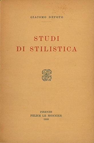 Studi di stilistica.