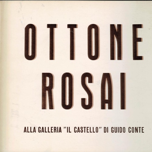 Ottone Rosai alla galleria  