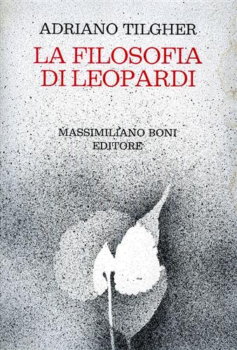 9788876223785-La filosofia di Leopardi e studi leopardiani.