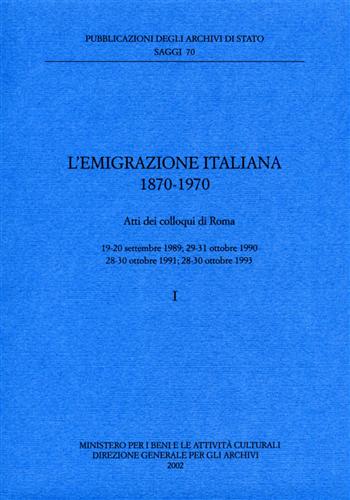 9788871252094-L'emigrazione italiana 1870-1970.