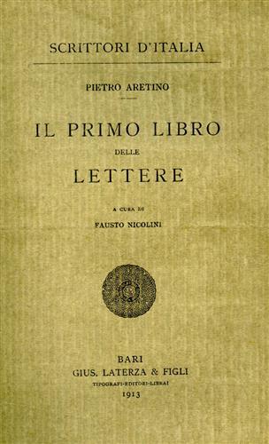 Il primo libro delle lettere.