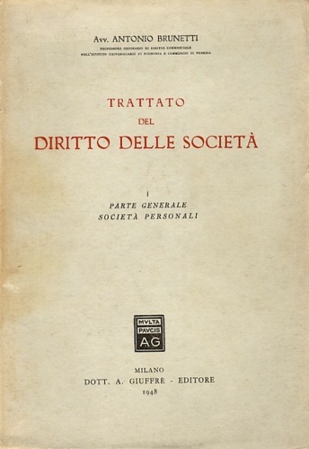 Trattato del Diritto delle Società.