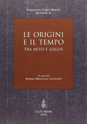 9788822252333-Le origini e il tempo tra mito e logos.