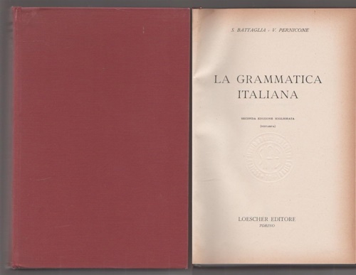 La grammatica italiana.