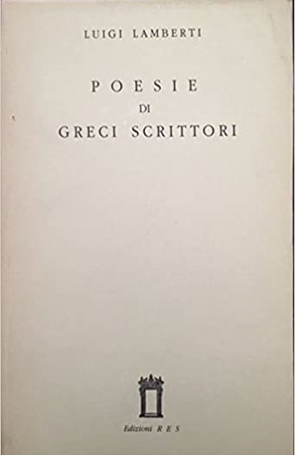 9788885323025-Poesie di Greci Scrittori.