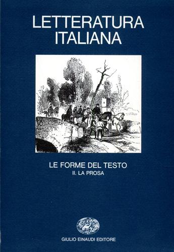 9788806551605-Letteratura italiana. Vol.3,tomo II: Le forme del testo. La Prosa.