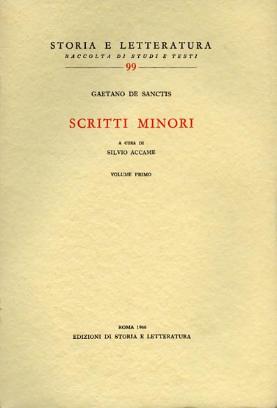 9788884988591-Scritti Minori. Vol.I.