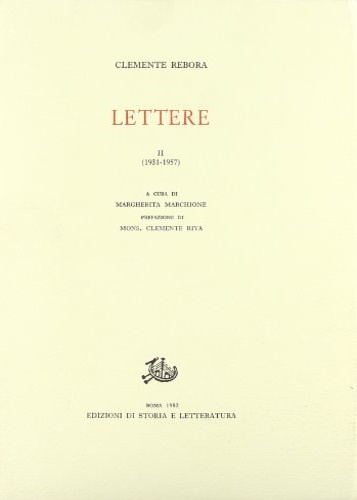 9788884983985-Lettere. Vol.II: 1931-1957.