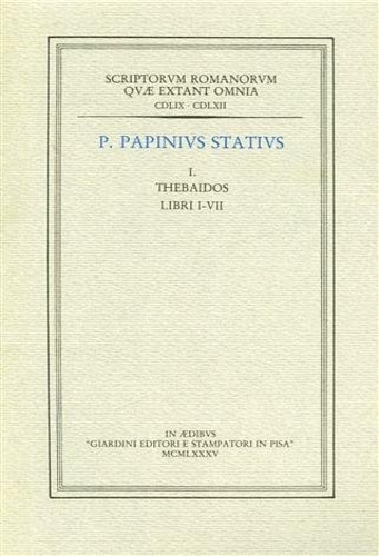 Thebaidos Libri VIII-XII.