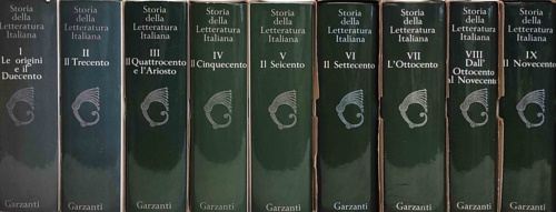 Storia della Letteratura Italiana.