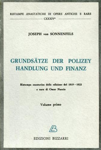 Grundsatze der Polizey handlung und finanz.