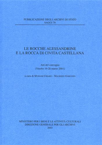 9788871252452-Le Rocche Alessandrine e la Rocca di Civita Castellana.