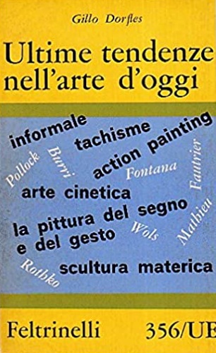 Ultime tendenze nell'arte d'oggi.