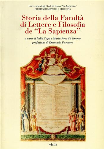 9788883340321-Storia della Facoltà di lettere e filosofia de 