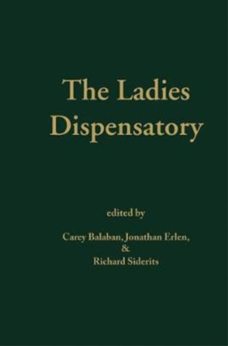 9780415935333-The ladies dispensatory.