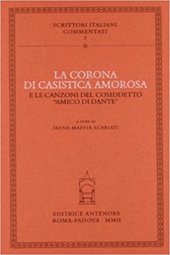 9788884555526-La Corona di casistica amorosa e le canzoni del cosidetto 