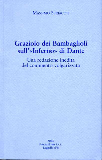 9788876220043-Graziolo dei Bambaglioli sull'