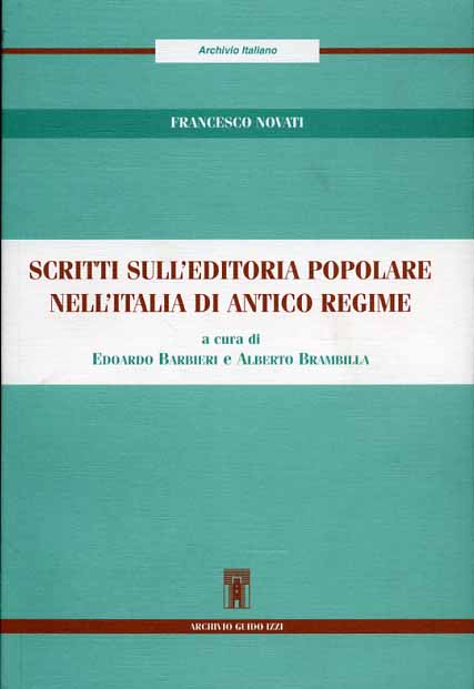 9788885760998-Scritti sull'editoria popolare nell'Italia di Antico Regime.