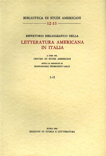 9788884985415-Repertorio bibliografico della letteratura americana in Italia. Vol.I,II:1945-19