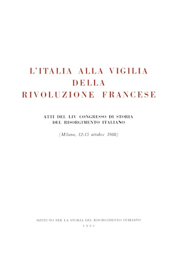 9788885183117-L'Italia alla vigilia della Rivoluzione Francese.