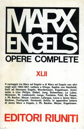 Opere complete XLII: Lettere ottobre 1864 -dicembre 1867.