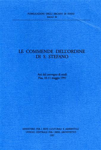 9788871251257-Le Commende dell'Ordine di Santo Stefano.