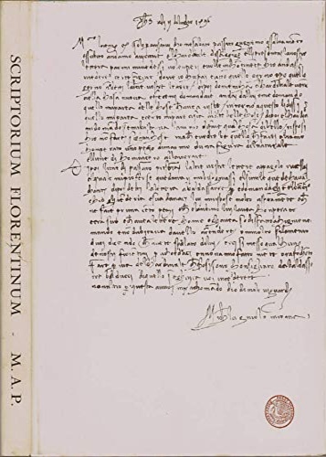 Autografi dell'archivio mediceo avanti il principato.