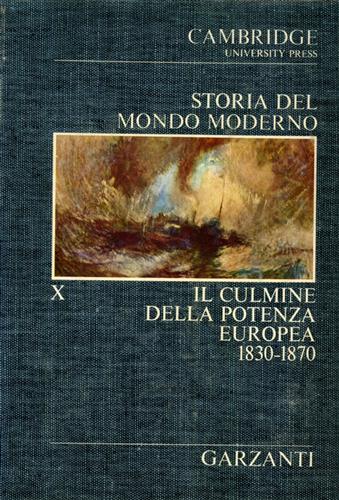 Il culmine della potenza europea. 1830-1870.