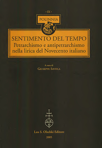 9788822254436-Sentimento del tempo. Petrarchismo e antipetrarchismo nella lirica del Novecento