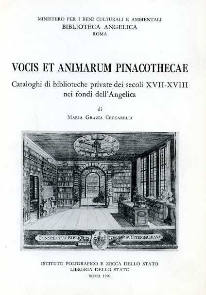 9788824004459-Vocis et Animarum Pinacothecae. Cataloghi di Biblioteche private dei secoli XVII