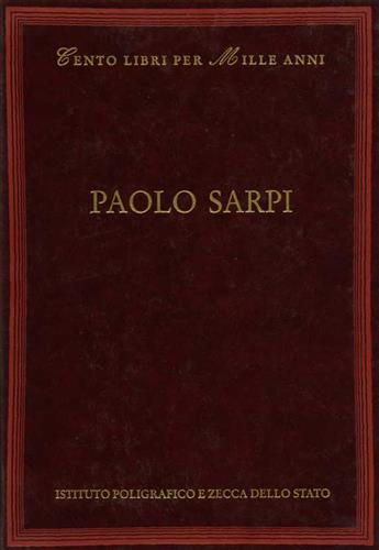 9788824019552-Paolo Sarpi.