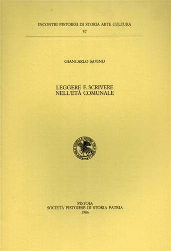 Leggere e scrivere nell'Età Comunale.