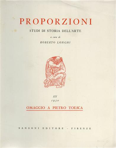 Proporzioni. Studi di storia sull'Arte.