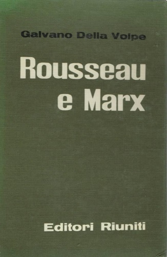 Rousseau e Marx.