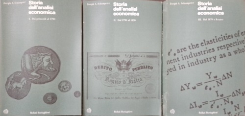 Storia dell'analisi economica. Dai primordi al 1790. Dal 1790 al 1870. Dal 1870