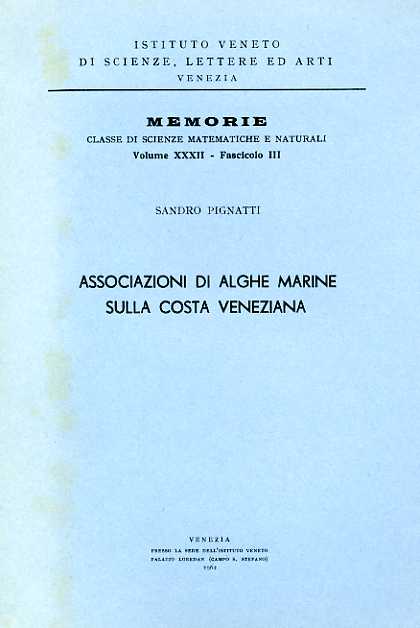 Associazioni di alghe marine sulla costa veneziana.